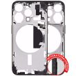Mittelrahmen mit Power- und Lautstärketasten für iPhone 15 Pro (Titan Schwarz)