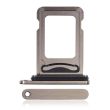 SIM-Kartenschacht Dual für iPhone 15 Pro/ 15 Pro Max (Titan Schwarz)