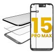 3 in 1 (Glas mit OCA vormontiert + Rahmen) für iPhone 15 Pro Max (OCA Master)