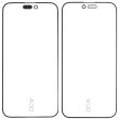 Rahmen nur für iPhone 15 Pro Max (5er Pack) (OCA Master)