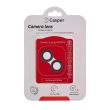 Casper Kameraschutz für iPhone 16/ 16 Plus (Schwarz) (Transparent)