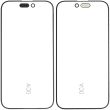 Rahmen nur für iPhone 15 Pro (10er Pack) (OCA Master)