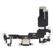 Ladebuchse Flexkabel für iPhone 15 (Aftermarket Plus) (Schwarz)