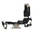 Ladebuchse Flexkabel für iPhone 15 (Aftermarket Plus) (Blau)