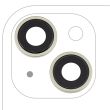 Rückkamera-Linse mit Halterung & Rahmen für iPhone 15/ 15 Plus (Gelb)