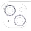 Rückkamera Ring nur für iPhone 15/ 15 Plus (2-teiliges Set) (Blau) (10er Pack)