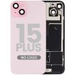 Rückglas mit MagSafe-Magnet, NFC & Blitz-Flex für iPhone 15 Plus (Pink)