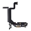 Ladebuchse Flexkabel für iPhone 14 Pro Max (Premium) (Gold)