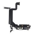 Ladebuchse Flexkabel für iPhone 14 Pro Max (Premium) (Silber)