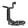 Ladebuchse Flexkabel für iPhone 14 Pro Max (Premium) (Dunkellila)