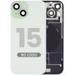 Rückglas mit MagSafe-Magnet, NFC & Blitz-Flex für iPhone 15 (Aftermarket) (Grün)