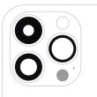Rückkamera-Linse (nur Glas) mit Kleber für iPhone 14 Pro/ 14 Pro Max (10er Pack)