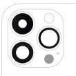 Rückkamera-Linse (nur Glas) mit Kleber für iPhone 14 Pro/ 14 Pro Max (Premium)