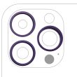 Rückkamera Ring nur für iPhone 14 Pro/ 14 Pro Max (3-teiliges Set) (Dunkellila)