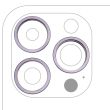 Rückkamera Ring nur für iPhone 14 Pro/ 14 Pro Max (Dunkellila) (3-teiliges Set)