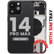 Rückgehäuse mit Kleinteilen für iPhone 14 Pro Max (Space Schwarz)