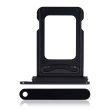 SIM-Kartenschacht Dual für iPhone 15/ 15 Plus (Schwarz)