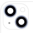 Rückkamera-Linse mit Halterung & Rahmen für iPhone 14/ 14 Plus (Blau)