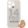 Rückglas mit 3M Klebeband für iPhone 14 Pro (ohne Logo/ großes Kameraloch)