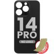 Rückglas mit 3M Klebeband für iPhone 14 Pro (Space Schwarz)