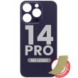 Rückglas mit 3M Klebeband für iPhone 14 Pro (Dunkellila)