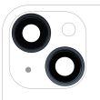Rückkamera-Linse mit Halterung & Rahmen für iPhone 14/ 14 Plus (2-teiliges Set)