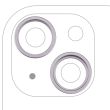 Rückkamera Ring nur für iPhone 14/ 14 Plus (2-teiliges Set) (Lila) (10er Pack)