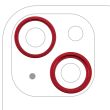 Rückkamera Ring nur für iPhone 14/ 14 Plus (2-teiliges Set) (Rot) (10er Pack)