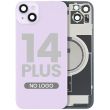 Rückglas mit MagSafe-Magnet für iPhone 14 Plus (Aftermarket) (Lila) (ohne Logo)