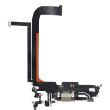 Ladebuchse Flexkabel für iPhone 13 Pro Max (Aftermarket Plus) (Gold)