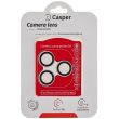 Casper Kameraschutz für iPhone 14 Pro/ 14 Pro Max (Silber) (Transparent)