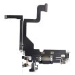 Ladebuchse Flexkabel für iPhone 13 Pro (Aftermarket Plus) (Graphit)