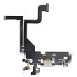 Ladebuchse Flexkabel für iPhone 13 Pro (Aftermarket Plus) (Silber)