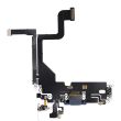 Ladebuchse Flexkabel für iPhone 13 Pro (Aftermarket Plus) (Sierrablau)