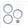 Rückkamera Ring nur für iPhone 13 Pro/ 13 Pro Max (3-teiliges Set) (Sierrablau)