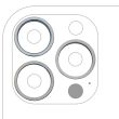 Rückkamera Ring nur für iPhone 13 Pro/ 13 Pro Max (3-teiliges Set)