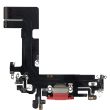 Ladebuchse Flexkabel für iPhone 13 (Aftermarket Plus) (Rot)