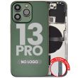 Rückgehäuse mit Kleinteilen für iPhone 13 Pro (Aftermarket Plus) (Alpingrün)