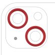 Rückkamera Ring nur für iPhone 13/ 13 Mini (2-teiliges Set) (Rot) (10er Pack)