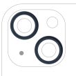 Rückkamera Ring nur für iPhone 13/ 13 Mini (Mitternacht) (2-teiliges Set)
