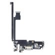 Ladebuchse Flexkabel für iPhone 12 Pro Max (Aftermarket Plus) (Silber)