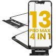 4 in 1 kurz Flex (Digitizer Touch mit Glas + OCA + Rahmen vormontiert) für Nr.9