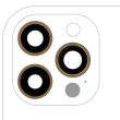 Rückkamera-Linse mit Halterung & Rahmen für iPhone 12 Pro Max (Gold)