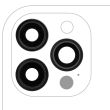 Rückkamera-Linse mit Halterung & Rahmen für iPhone 12 Pro Max (Graphit)