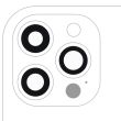 Rückkamera-Linse (nur Glas) mit Kleber für iPhone 12 Pro Max (Aftermarket Plus)