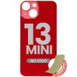 Rückglas mit 3M Klebeband für iPhone 13 Mini (Rot)