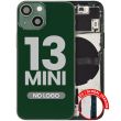 Rückgehäuse mit Kleinteilen für iPhone 13 Mini (Aftermarket Plus) (Grün)