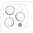 Rückkamera Ring nur für iPhone 12 Pro Max (Silber) (3-teiliges Set) (10er Pack)