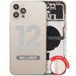 Rückgehäuse mit Kleinteilen für iPhone 12 Pro Max (Aftermarket Plus) (Gold)