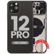 Rückgehäuse mit Kleinteilen für iPhone 12 Pro (Aftermarket Plus) (Graphit)